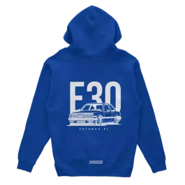 Bluza z kapturem BMW E30 Classic niebieska