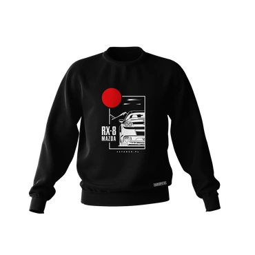 Czarna bluza MAZDA RX-8 JDM