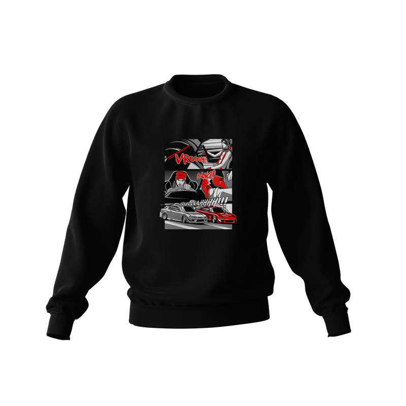 Czarna bluza COMIC DRIFT