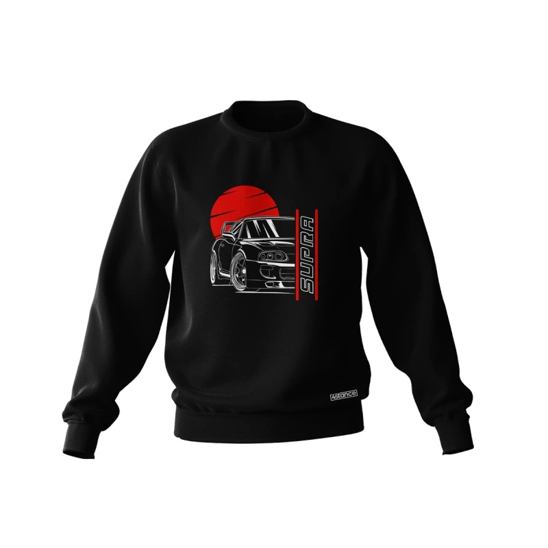 Schwarzes TOYOTA SUPRA MK4 JAPAN Sweatshirt