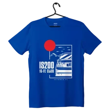 T-shirt koszulka Lexus IS IS200 JDM niebieska