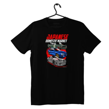 Czarny T-shirt koszulka JDM Japanese Domestic Market