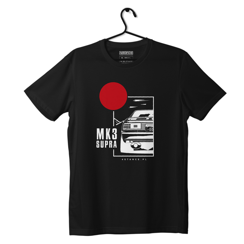 Black T-shirt TOYOTA SUPRA MK3