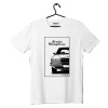 Biały T-shirt MERCEDES W116 Jeżdżę klasykiem