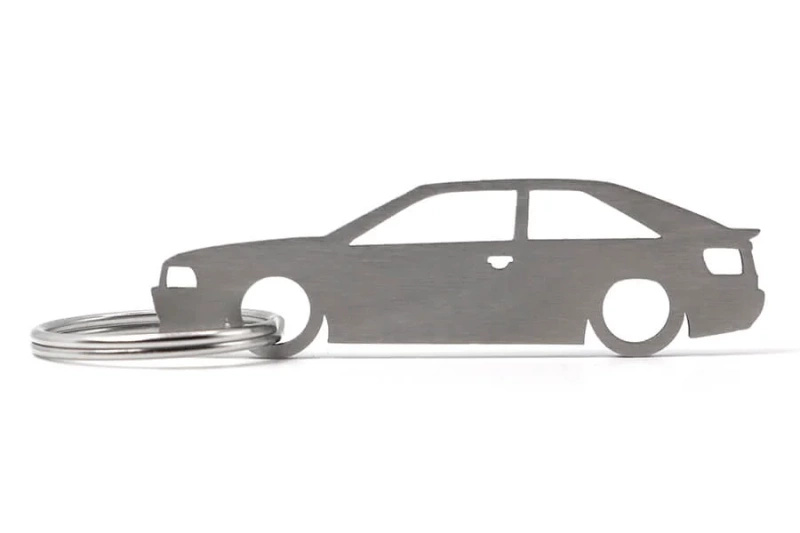 AUDI 80 coupe stainless steel key ring