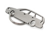 Volvo V50 stainless steel key ring