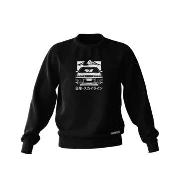 Czarna bluza NISSAN R33 JAPAN