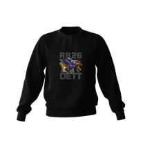 Schwarzes Motor-Sweatshirt RB26 DETT
