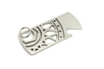 Brelok stal nierdzewna logo BBS RS otwieracz