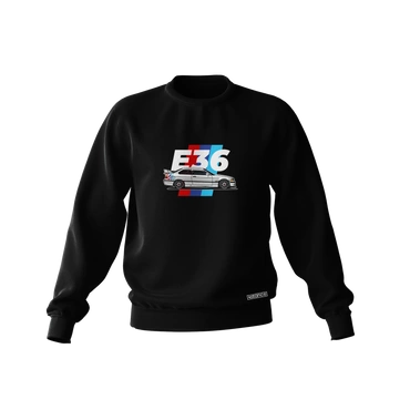 Czarna bluza BMW E36 illustration