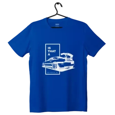 T-shirt koszulka IS THAT A SUPRA JDM niebieska