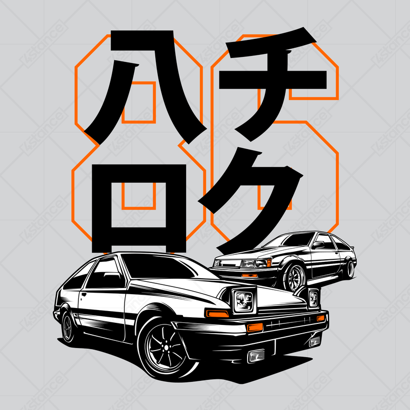Kubek dla fana Toyota AE86 HACHIROKU JDM