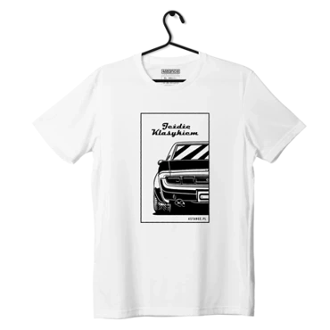 Biały T-shirt TOYOTA CELICA TA22 Jeżdżę klasykiem