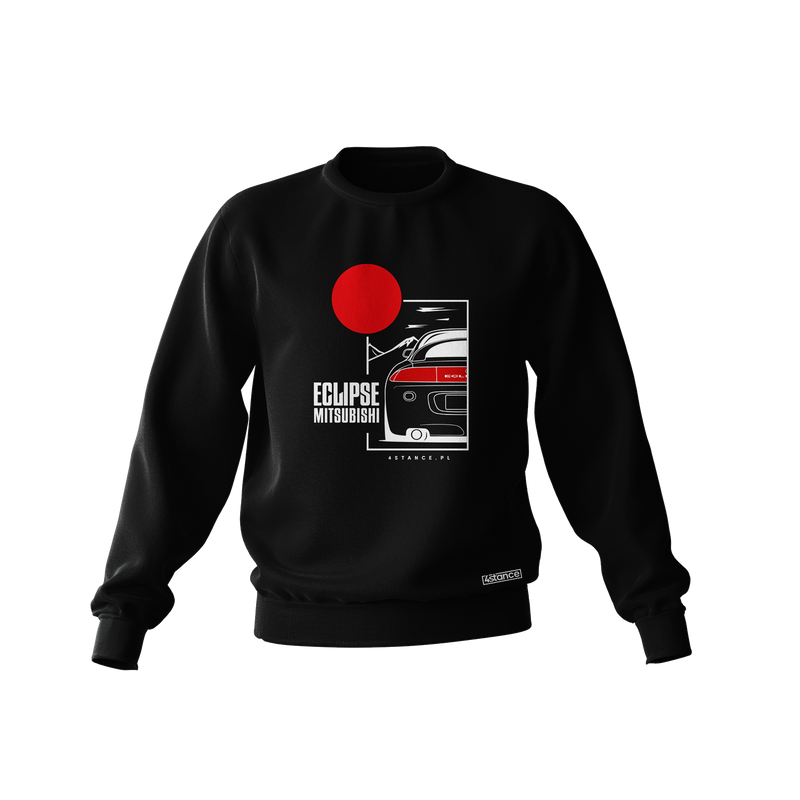 Black MITSUBISHI ECLIPSE sweatshirt