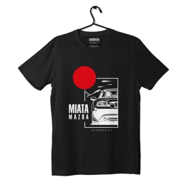 T-shirt koszulka Mazda Miata czarna