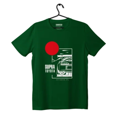 T-shirt koszulka Toyota Supra zielona