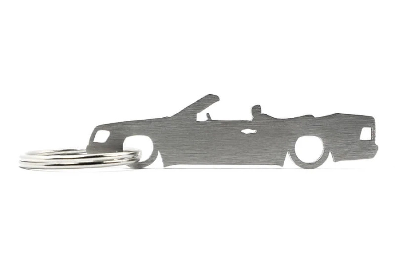 Mercedes-Benz E W124 Convertible stainless steel key ring