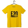 BMW E30 Klassik T-Shirt Gelb