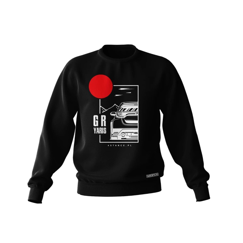 Black TOYOTA YARIS GR JDM sweatshirt