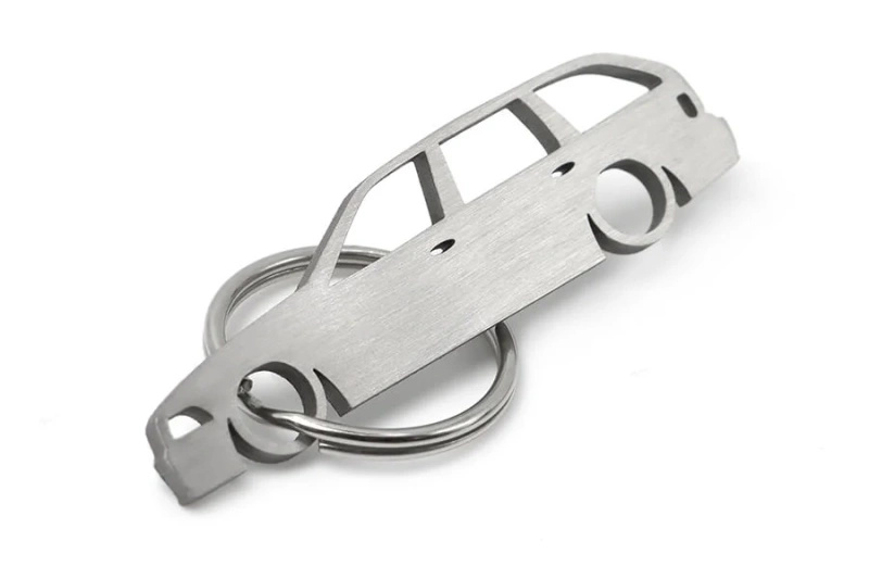 BMW E36 touring stainless steel key ring