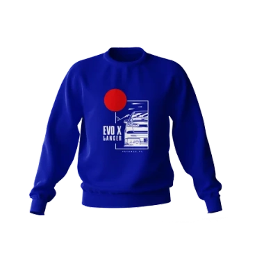 Bluza Mitsubishi Lancer Evo X niebieska