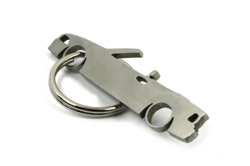 BMW E36 convertible stainless steel key ring