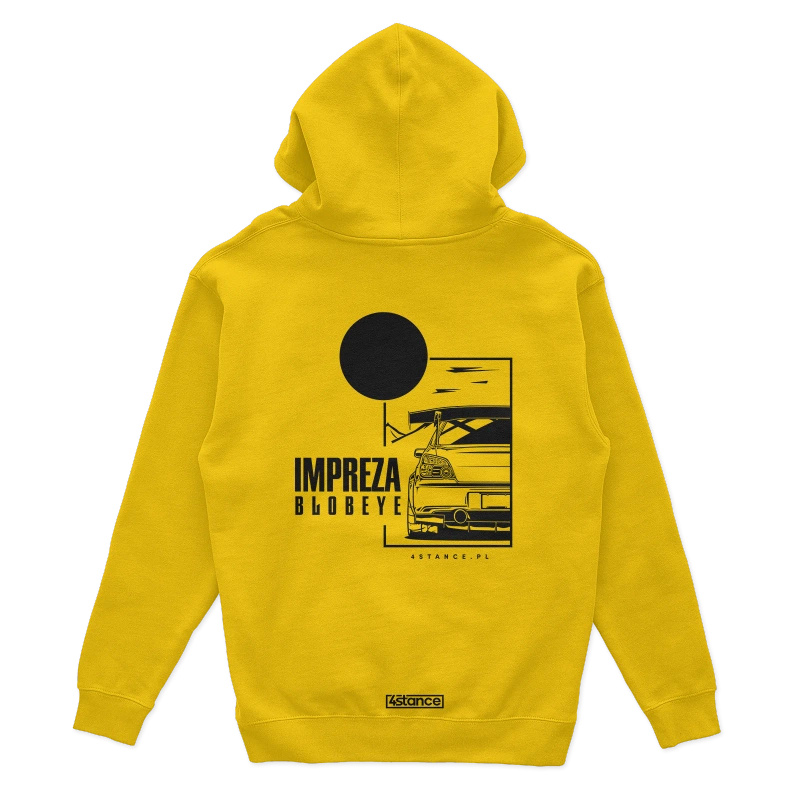 Subaru Impreza hoodie Blobeye yellow