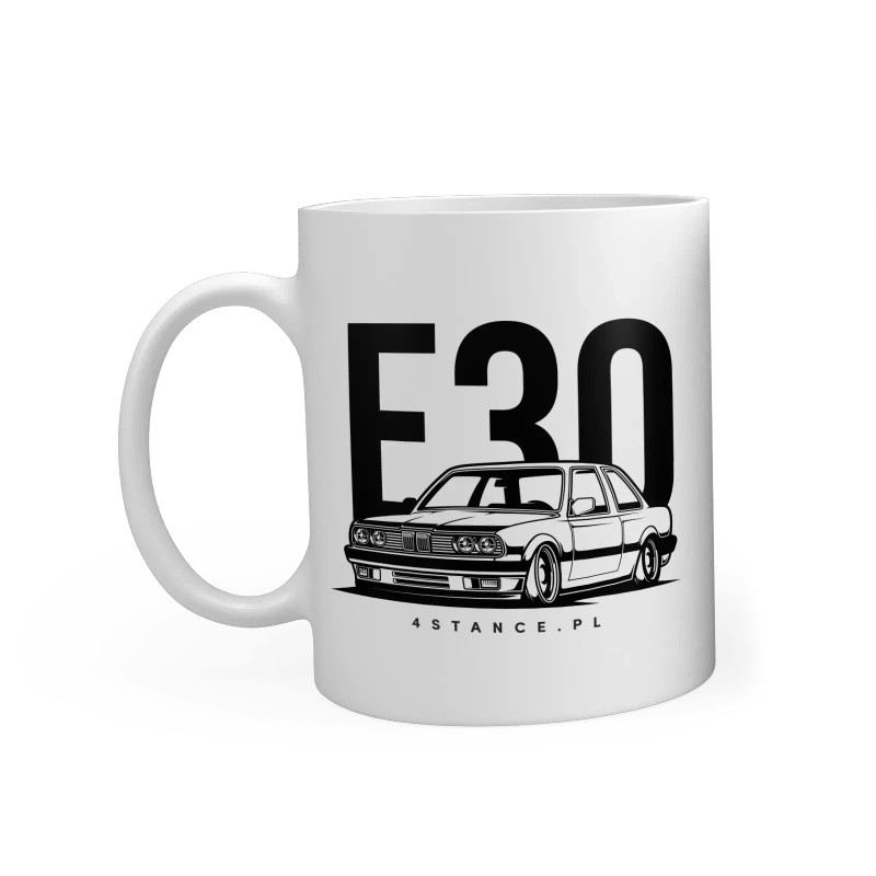 Hrnek pro německého fanouška BMW E30 Coupe 4stance