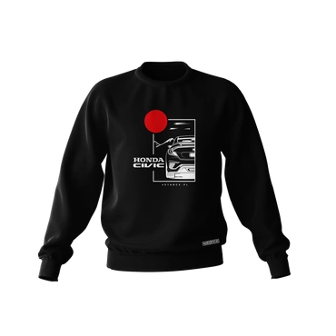 Czarna bluza HONDA CIVIC IX