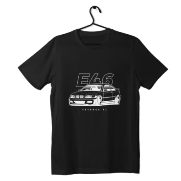 T-shirt vorne BMW E46 schwarz