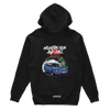 Black SUBARU IMPREZA RAPTOREYE hoodie