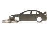 Mitsubishi Lancer EVO X stainless steel key ring