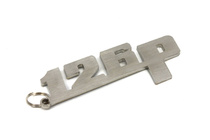 Klíčenka z nerezové oceli s logem Fiat 126p