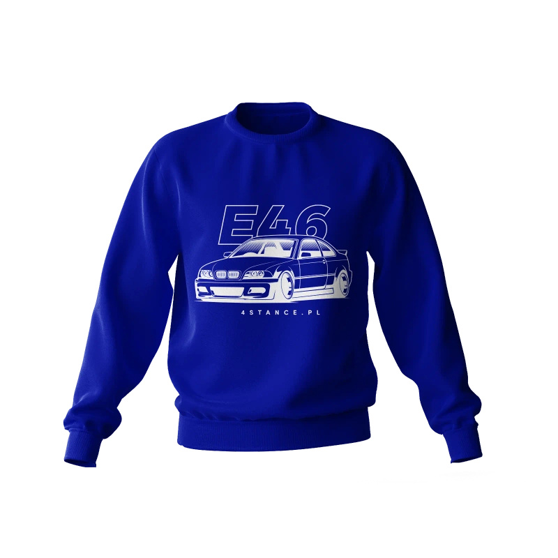 BMW E46 Sweatshirt blau