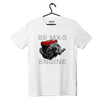 Biały T-shirt koszulka silnik B6 MX5