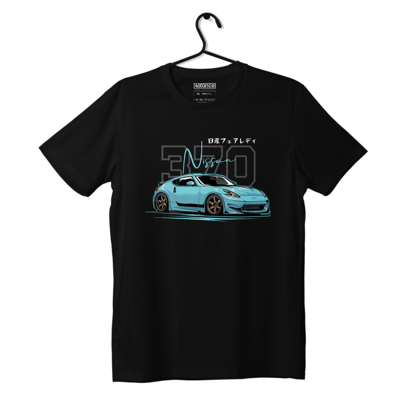 Czarny T-shirt koszulka NISSAN 370Z