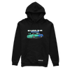 Black hooded sweatshirt NISSAN SILVIA S14 FALKEN