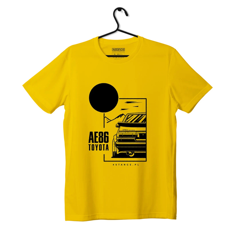 Toyota T-shirt AE86 yellow