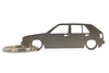 Kľúčenka z nehrdzavejúcej ocele VW Volkswagen Golf MK2 5d
