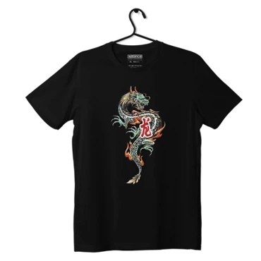 Black JAPAN DRAGON T-shirt