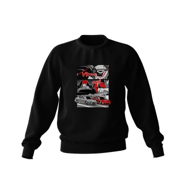 Czarna bluza COMIC DRIFT