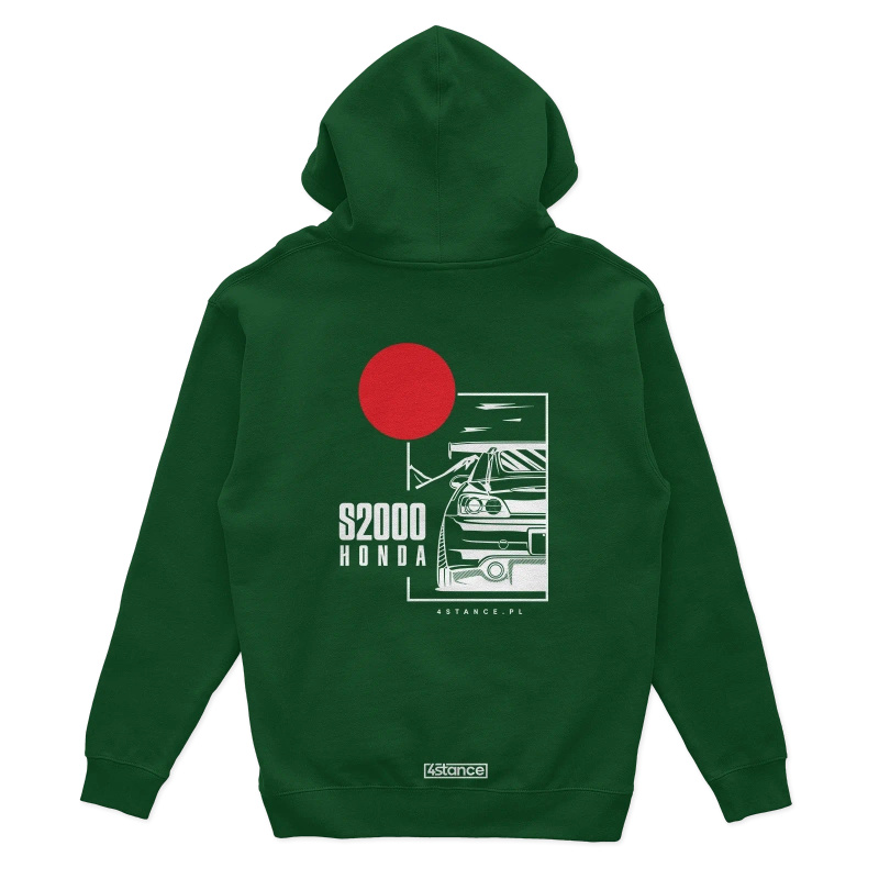 Honda S2000 hoodie green