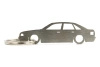 AUDI 80 sedan stainless steel key ring