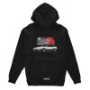 Black hooded sweatshirt TOYOTA AE86 RACING