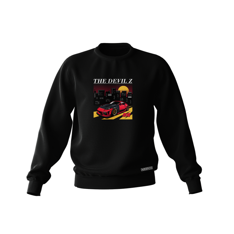 Black NISSAN 350Z DEVIL sweatshirt