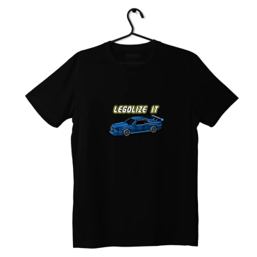 Czarny T-shirt koszulka LEGOLIZE IT