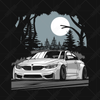 Black T-shirt BMW M4 F82
