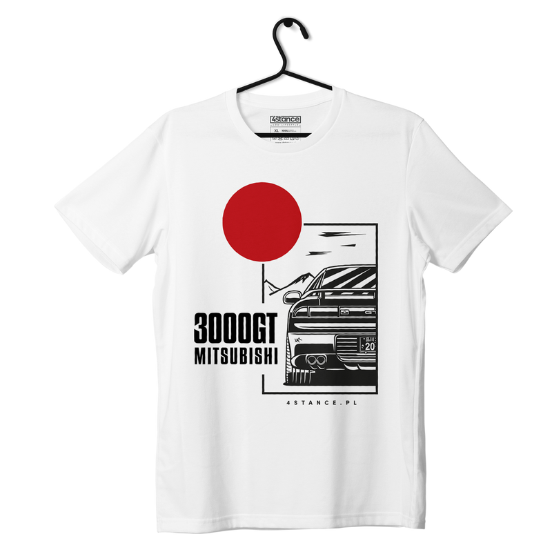 T-Shirt Mitsubishi 3000GT Weiß