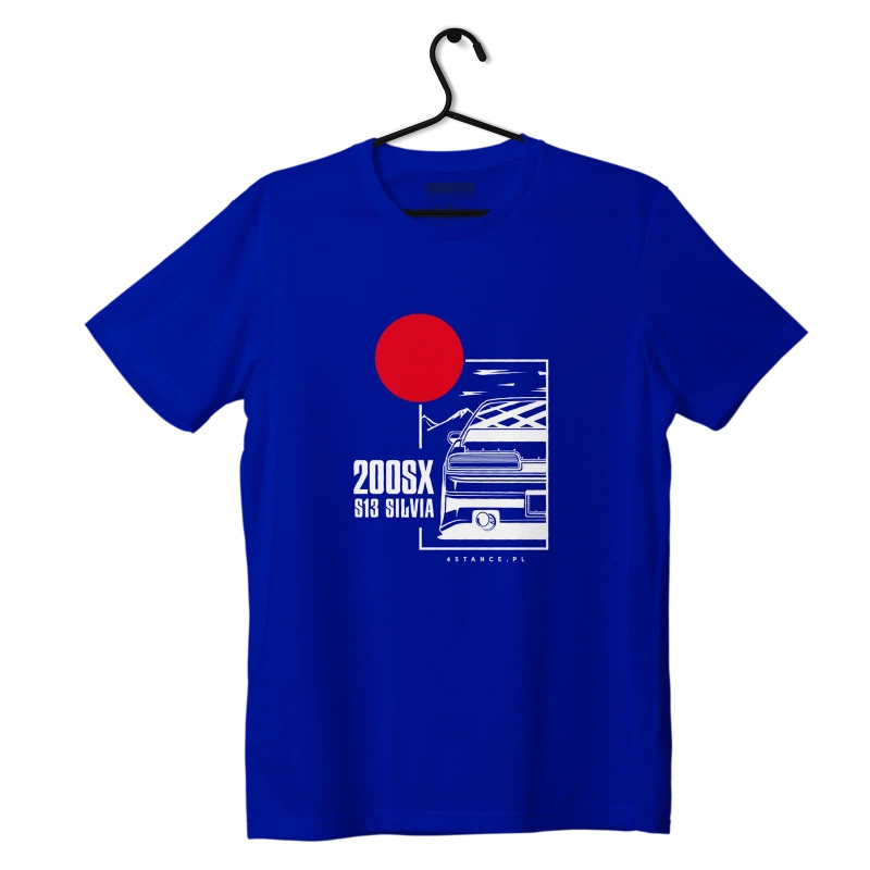 Nissan 200SX S13 JDM T-shirt blue