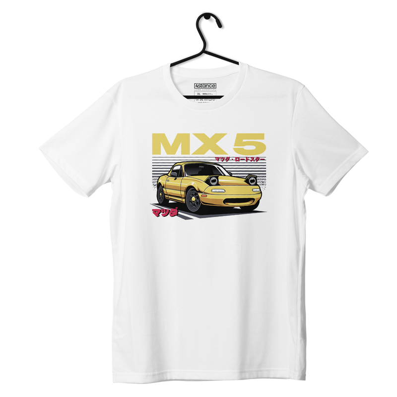 White MAZDA MIATA MX5 T-shirt